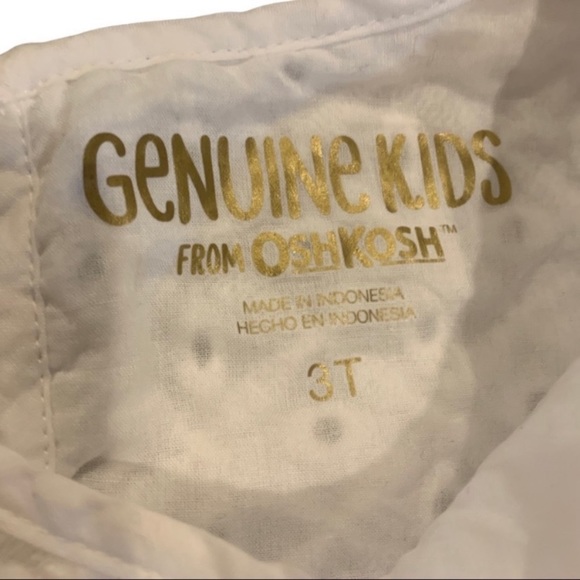 ❄️Genuine Kids by Oshkosh white sleeveless eyelet top
Size: 3T - Picture 8 of 10